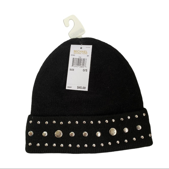 MICHAEL Michael Kors Dome Stud Cuff Hat - Picture 4 of 6